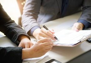 法人工事に配慮した確認・調整